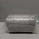 BOURINA Light Grey Throw Blanket 60x80 Inches Throw Textured Solid Soft Sofa Throw Couch Knitted Decorative Blanket
