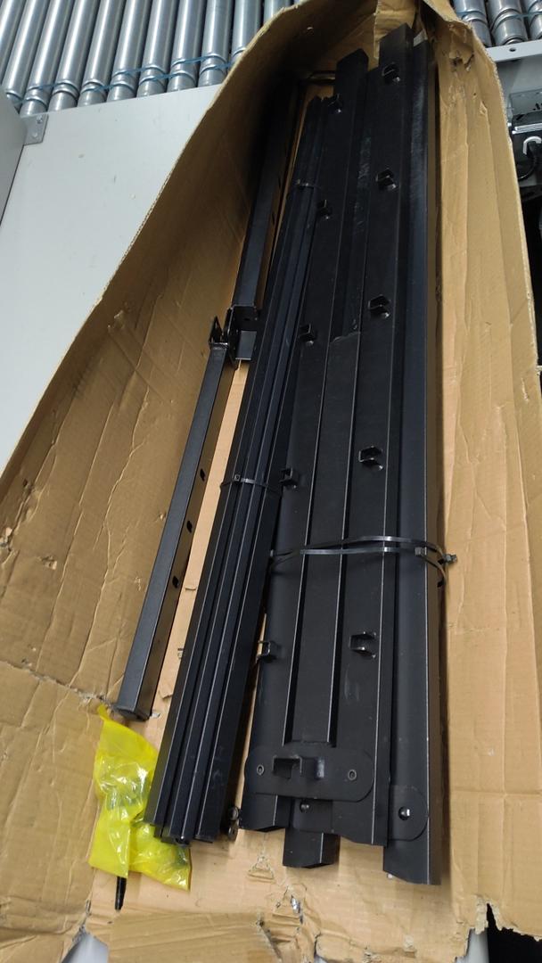 Twin Size Metal Bed Frame Parts, Black