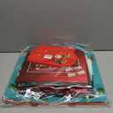 IPQXE 22 Pack Christmas Gift Bags Assorted Sizes- Reusable Tote Bags Non-Woven, Xmas Shopping Bags with Handles, for Christmas Treat Bags, Gifts Wrapping, Xmas Party Supplies 2 Large 8 Medium 12 Small