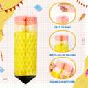 18Pcs Pencil Apple Hanging Honeycomb Balls Welcome Back to School Classroom Hanging Decorations for Teacher Appreciation Week First Day of School Party Decor
