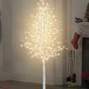 Uieke 5FT Lighted Birch Twig Tree with 790 LED Warm White Lights 8 Modes & Timer Artificial Twig Christmas Tree for Indoor Outdoor Home Wedding Winter Xmas Holiday Decoration