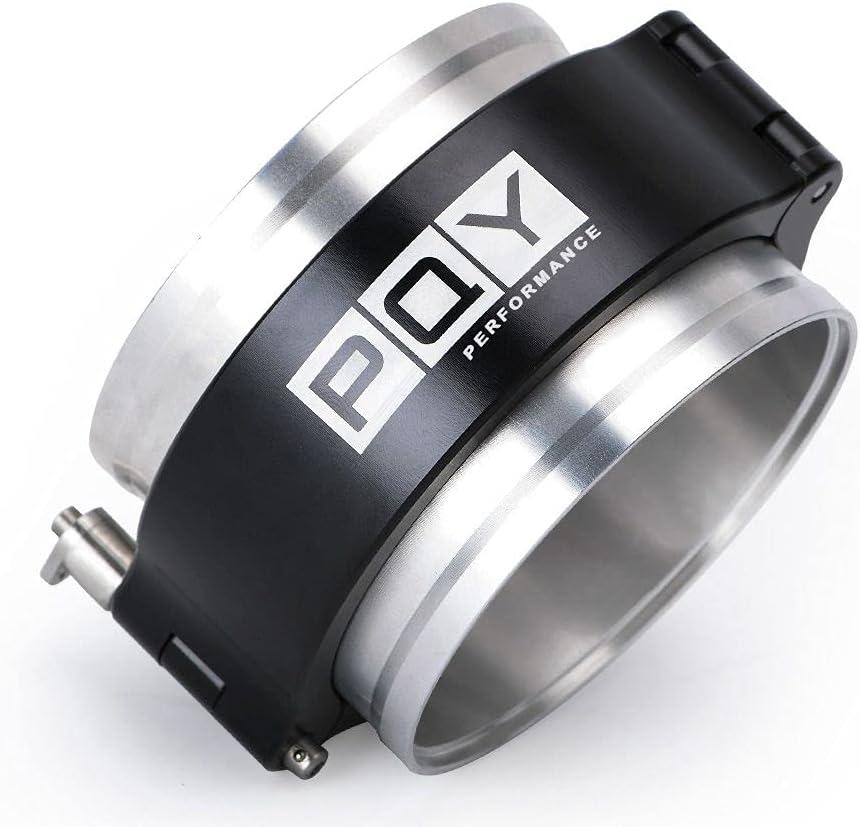 3 Inch Aluminum Quick Release V Band Clamp with Flange Intake Intercooler Pipe Clamp Throttle Union Sleeve