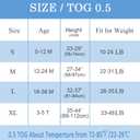 Toddler Sleeping Sack Muslin Cotton 1-2T Lightweight 0.5 Tog Summer Baby Wearable Blanket Thin Infant Sleeping Bag Breathable Soft 12-24M Sleeveless Sleeper Sack (Night Blooming)