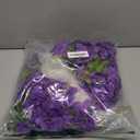 6 Pack 3.75 Feet/Piece Artificial Fake Wisteria Vine Ratta Hanging Garland Silk Flowers String Home Party Wedding Decor (Purple)