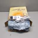 EHEYCIGA Electric Heated Blanket, Full Size Faux Fur & Sherpa, 10 Hour Auto Shut Off, 9 Heating Levels, Soft Warm Blanket, Light Blue