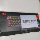 Redragon K552P Mechanical Gaming Keyboard TKL with 18 Backlight Modes, Hot-Swappable Red Switches, 87-Key Compact Ergonomic Design, N-Key Rollover & Software Programmable Macro - RGB, Black
