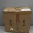 20" Gold Fandelier Ceiling Fans with Lights, Crystal Boho Chandelier Ceiling Fan with Light Remote Control, 6-Speed for Bedroom, Living Room, Nursery (White)