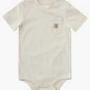 Carhartt Unisex Baby, Short-sleeve Bodysuit Pocket T-shirt 3 Month