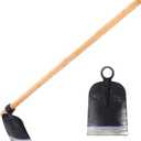 Lothee 48 Inch Grub Hoe with Wooden Handle Heavy Duty Hoe Tool