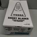 Yucca Fins Short Blade Swimfins for Bodysurfing & Bodyboarding - Premium Malaysian Rubber, 9-10 - ML