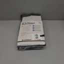 100% Blackout Shield Linen Blackout Curtains for Bedroom 96 Inches Long, Back Tab/Rod Pocket Living Room Drapes, Thermal Insulated Blackout Curtains 1 Panel 50" W x 96" L, Bright White