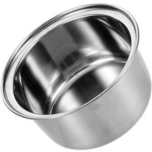 Stainless Steel Pot Liner for Cooking Compact Soup Pot Liner for Induction Cookers Stews and More Versatile Kitchen Cookware (16.80X16.80X8.50CM, Silver)