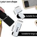 Rug Carpet Non Slip Grippers, Reusable Rug Tape Stickers Pads for Hardwood Floors and Tiles, Double Sided Carpet Grippers for Area Rugs Corners Flat, No Damaging for Floor Removable, 12Pcs