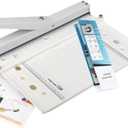 Manual Paper Creaser 13.78Inch Creasing Machine with Extended Positioning Block Paper Folder Folding Machine for Paper Book Covers Cardstock Brochures Invitations (Portable Style