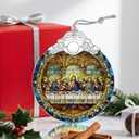 Christian Religious Christmas Ornaments - The Last Supper Ornament | Christmas Tree Ornament | Xmas Tree Decor - Spiritual Guardian Gift, Holiday Keepsake, Gift Ideas & Holiday Present