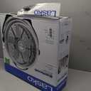 Lasko Wind Machine Fan, Air Circulator Fan with 3 Speeds, 20" Model 3300, Gray