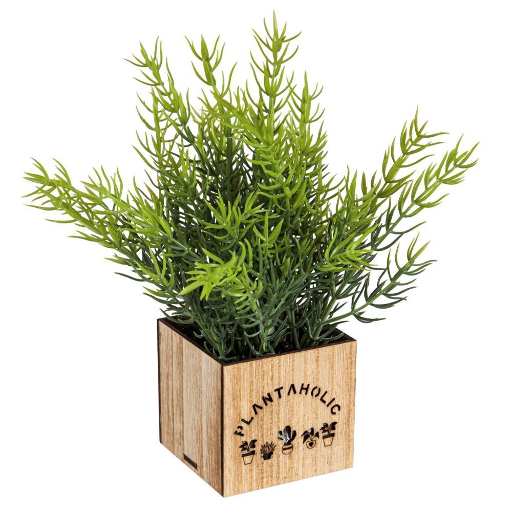LED Artificial in Wood Box