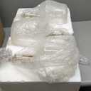 Emliviar Brushed Gold Pendant Light, 3-Light Seeded Glass Chandelier, Modern Pendant Lights for Kitchen Island, DYE286G2-3 BG