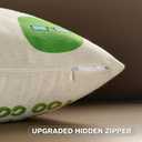 2 x FUTEI Grandpa Gifts,Grandpa'Spot Throw Pillow Covers 18x18 Inch Set of 1 Christmas Holiday Home Decor for Couch Bed Living Room