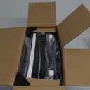 Furologee Nightstands Set of 2, End Tables with Charging Station and LED Lights, Black Night Stands with 2 Fabric Drawers, Bedside Tables Set of 2 for Living Room/Bedroom,Black Oak