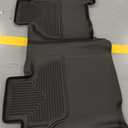 Husky Liners X-act Contour Floor Mats | Fits 2005-2023 Toyota Tacoma, Double Cab | 2nd Row, 1-pc Black - 53801