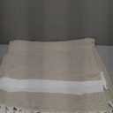 Jumbo Turkish Beach Towel Blanket Picnic Ourtdoor Mat Oversized Sandproof Fast Dry Thin Extra Large Xl Huge Linen Compact Organic Cotton Summer Vacation Gifts Travel Essential Cruise Ship Necessities (Giant Large 82'' x 90'', Beige)