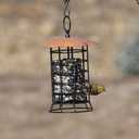 Songbird Essentials Copper Roof Suet Log Feeder