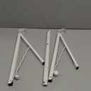 HOLDN STORAGE Over The Door Hanger Foldable - Over The Door Rack for Hanging Towels, Coats & Clothes - Over The Door Hanger Hooks for Bedroom, Washroom and Office. (1 Pack, White)