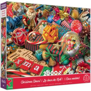 Ceaco - Eduard - Christmas Chaos! - 2000 Piece Puzzle for Adults - Challenging and Perfect for Game Nights - Finished Puzzle Size 38.5 x 26.5