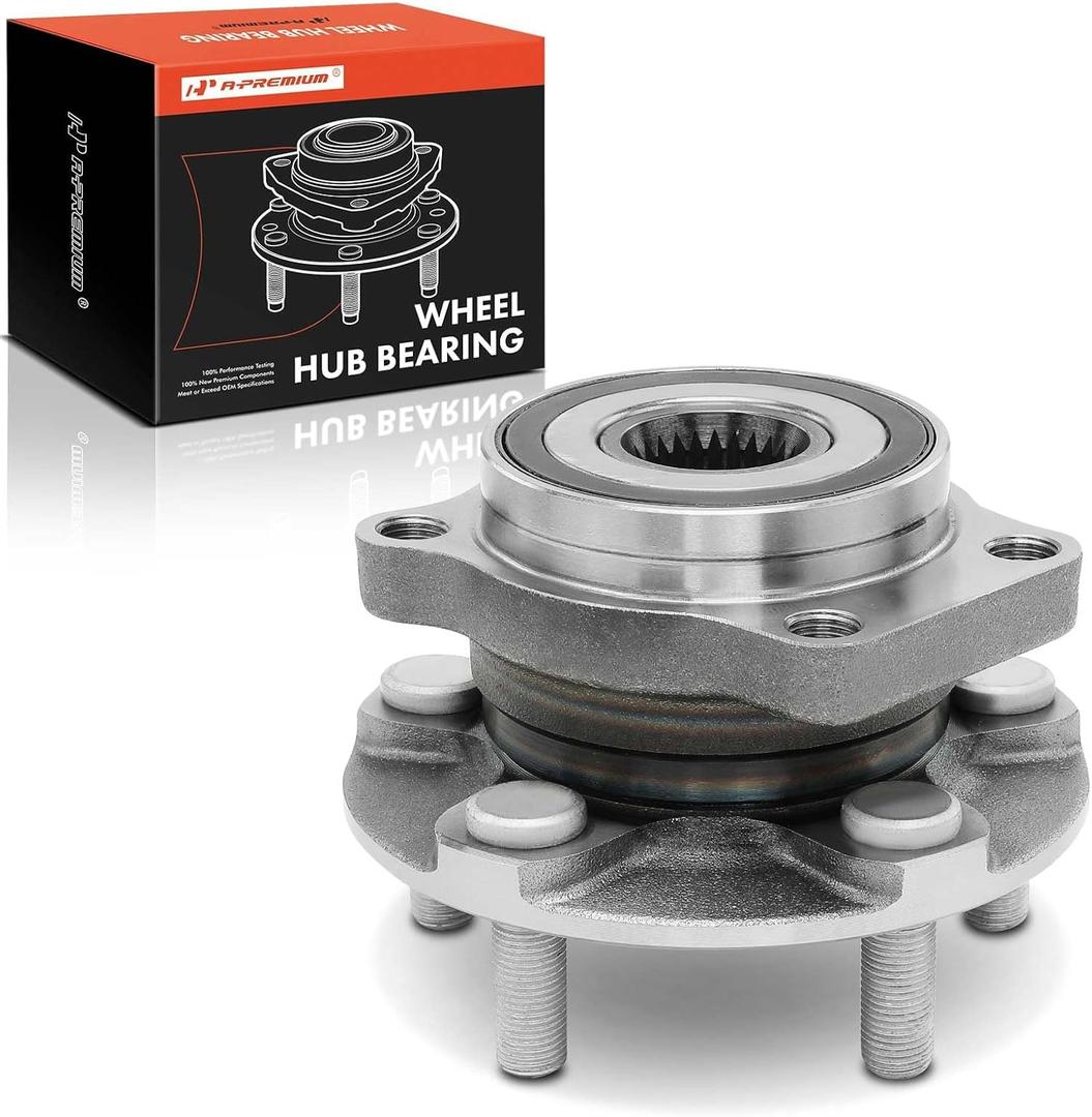 A-Premium Front Wheel Bearing and Hub Assembly with 5-Lug Compatible with Subaru Forester 2014-2018, Impreza 2014-2019, Crosstrek 2016-2021, XV Crosstrek 2014-2015