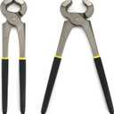 QWORK Nail Puller, 12'' High Leverage Pliers, End Cutting Pliers, Nail Remover, Carpenter Tools