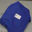 Samefar Womens Warm Cozy High Neck Long Sleeve Solid 1/4 Zip Pullover Sweatshirts with Pockets (XX-Large, Blue)