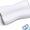 Cervical Neck Pillow for Neck and Shoulder Pain, Orthopedic Pillow for Neck Pain Relief, for Sleeping Side, Back, Stomach Sleepers