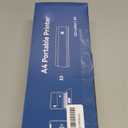 Portable Printers Wireless for Travel, N80 Wireless Thermal Printer Bluetooth Inkless Printer Support 8.5" X 11" US Letter & A4 Size