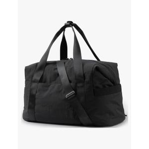 BAGSMART Gym Bag for Women, Carry on Weekender Overnight Bag, Travel Duffel Bags with Trolley Sleeve, Personal Item Travel Bag Tote Bag Workout Dance Bag(Black,Medium)