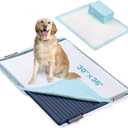 TIMINGILA Puppy Pads& Holder Set, 20-Count 30"x36" Super Absorbent Disposable Pads  Ideal for Pet Potty Trays, Extra Large Leak-Proof Design for Puppies, Dogs, and All Breeds