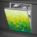 HOMETITUTE Dishwasher Magnet Cover 23x26 Inch Meadow Wildflowers Pattern