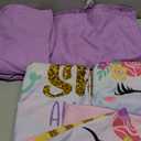 Joiedomi Kid Full Comforter Set 7 Piece Unicorn Bedding Set for Boys Girls Super Soft Microfiber Bed in a Bag with Comforter Sheets Pillowcase & Sham (Pink Purple Unicorn)