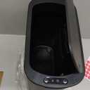 TIPGO 5 Gallon Motion Senor Bathroom Trash Can with Lid, Automatic Garbage Can Touchless, Smart Plastic Waste Basket for Narrow Spaces, Bathroom, Office, Bedroom, Living Room (Black)