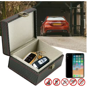 Diyife Faraday Box, RFID Box for Car Keys, Faraday Key Fob Protector Cage, AntiTheft Key Fob Car Key Signal Blocking Shielding Box Gift For Men, 4.6" x3.6" x2.5"
