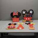 5Pcs Mickey Birthday Party Supplies for Mouse,Large Cartoon Mickey Yard Lawn Sign Birthday Decorations,Kids Birthday Party Decorations