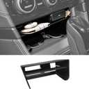 Center Console Organizer Compatible with Subaru Forester 2019 2020 2021 2022 2023 2024 Accessories, Middle Console Storage Box Insert Tray with Charging Hole (NOT for XT or 2025 Models)