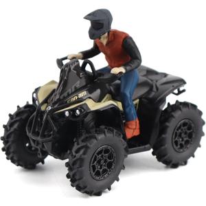 Diecast Masters BRP Bombardier Models 1:32 Scale Diecast Replica Can-Am Renegade X mr 1000R, Desert Tan & Carbon Black | Item 60011