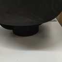 XMGZQ Black Decorative Bowl, Extra Large, Rustic Wooden Fruit Bowl for Home Decor, Kitchen Counter, Entryway & Table Centerpiece