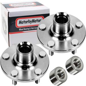 MotorbyMotor 2PK 930-400 Front Wheel Bearing and Hub Assembly with 5 Lugs Fits for Toyota Camry Avalon Venza Sienna, Toyoto Highlander (2WD), Lexus ES300H ES350, Heavy Duty Hub Bearing Assembly-510063