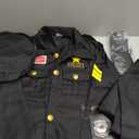 Kids Police Costume Deluxe Police Officer Costume Cop Outfit Set for Boys Girls Halloween Cosplay Dress Up (10-12 Years)