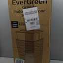 Mueller Janska M-Resin Heavy Duty Tall Planter, Indoor/Outdoor Grande Plant, Tree, Flower Pot, 2-Piece Set, 24, Modern Design, Built-in Drainage, Dark Gray (24 x 11.5")