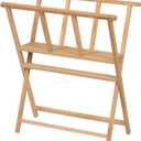 MEEDEN Folding Art Print Rack - Beechwood Art Storage Rack - Artist Storage and Display Rack for Canvas Art Prints Panels Posters Art Gallery Shows