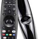 Voice Magic Remote AKB75855501 AN-MR20GA for OLED QNED NanoCell Webos Smart TVs, Replacement AN-MR18BA, AN-MR19BA, AN-MR650, with Netflix Prime Keys, Pointer Function