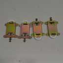 Therwen 4 Pcs 2-1/2 Inch Sliding Mirror Closet Door Roller Wheels Replacement Assembly 1-1/2 Inch Nylon Concaved Ball Bearing Wheels, Sliding Glass Screen Door Hardware Fits